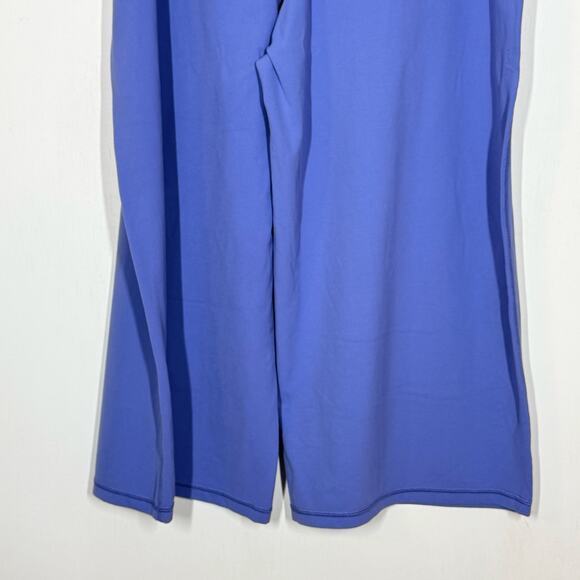 Athleta Elation Wide Leg Cropped Pants Plus Size 2X Blue 3/4 High Rise Workout - Picture 8 of 11